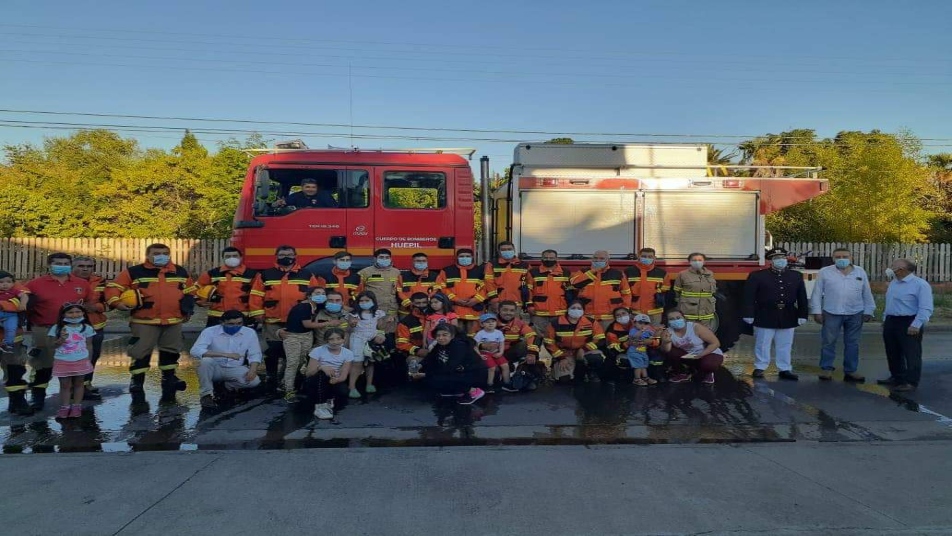 Tercera Compañía del Cuerpo de Bomberos de Tucapel celebra 38 años de vida